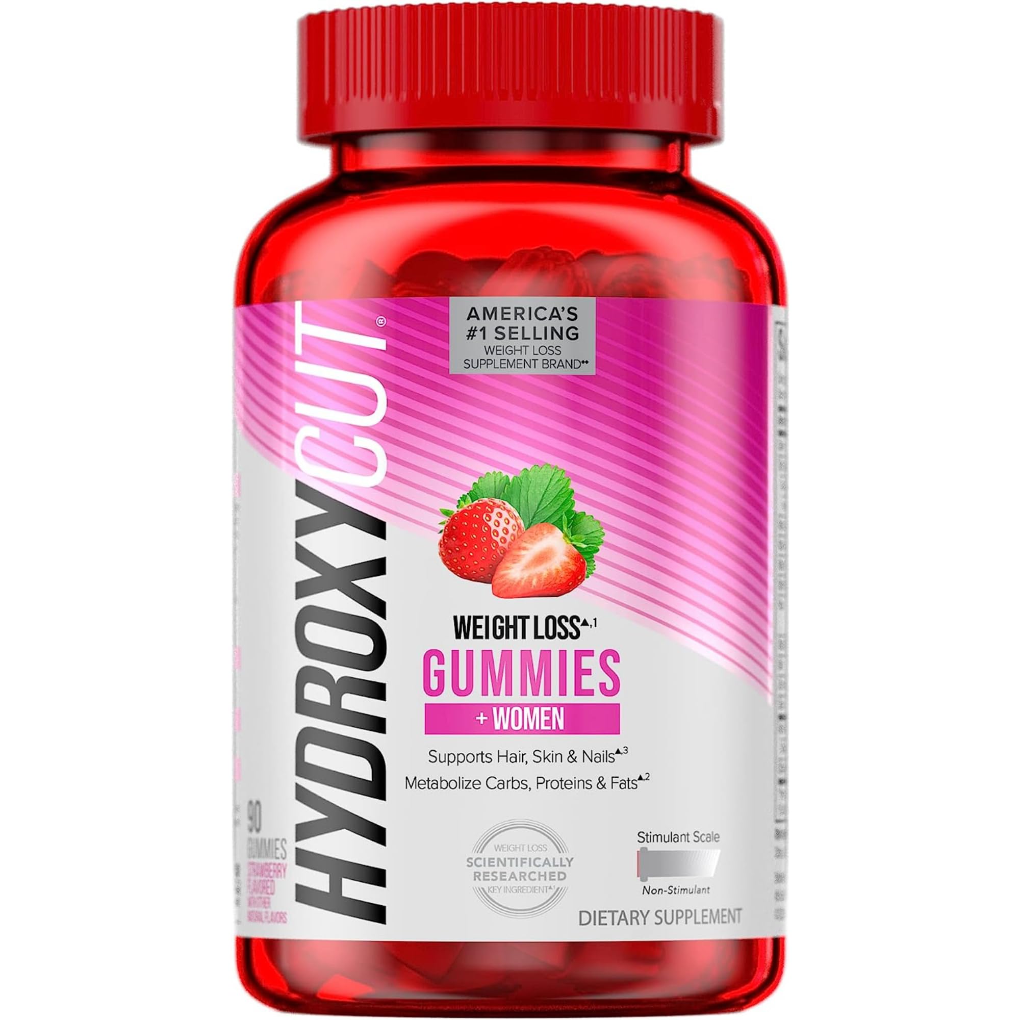 Foto 2 pulgar | Suplemento Hydroxycut Gummies +women Con Sabor A Fresa - Venta Internacional.