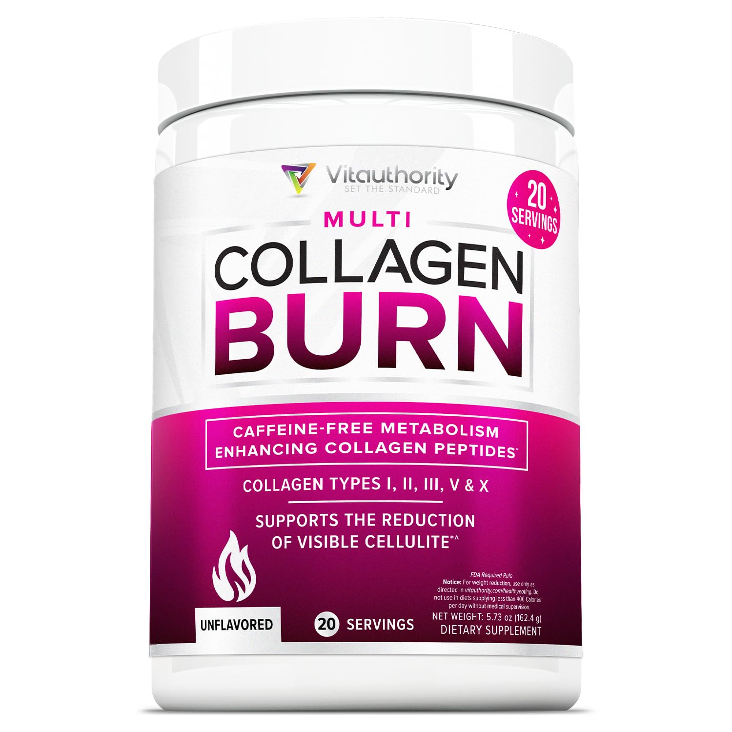 Foto 2 pulgar | Complejo De Belleza En Polvo Collagen Burn Ultimate, 20 Porciones - Venta Internacional.