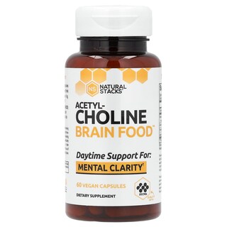 Foto 1 | Alimento Para El Cerebro Supplement Natural Stacks Con Acetilcolina, 60 Cápsulas - Venta Internacional.