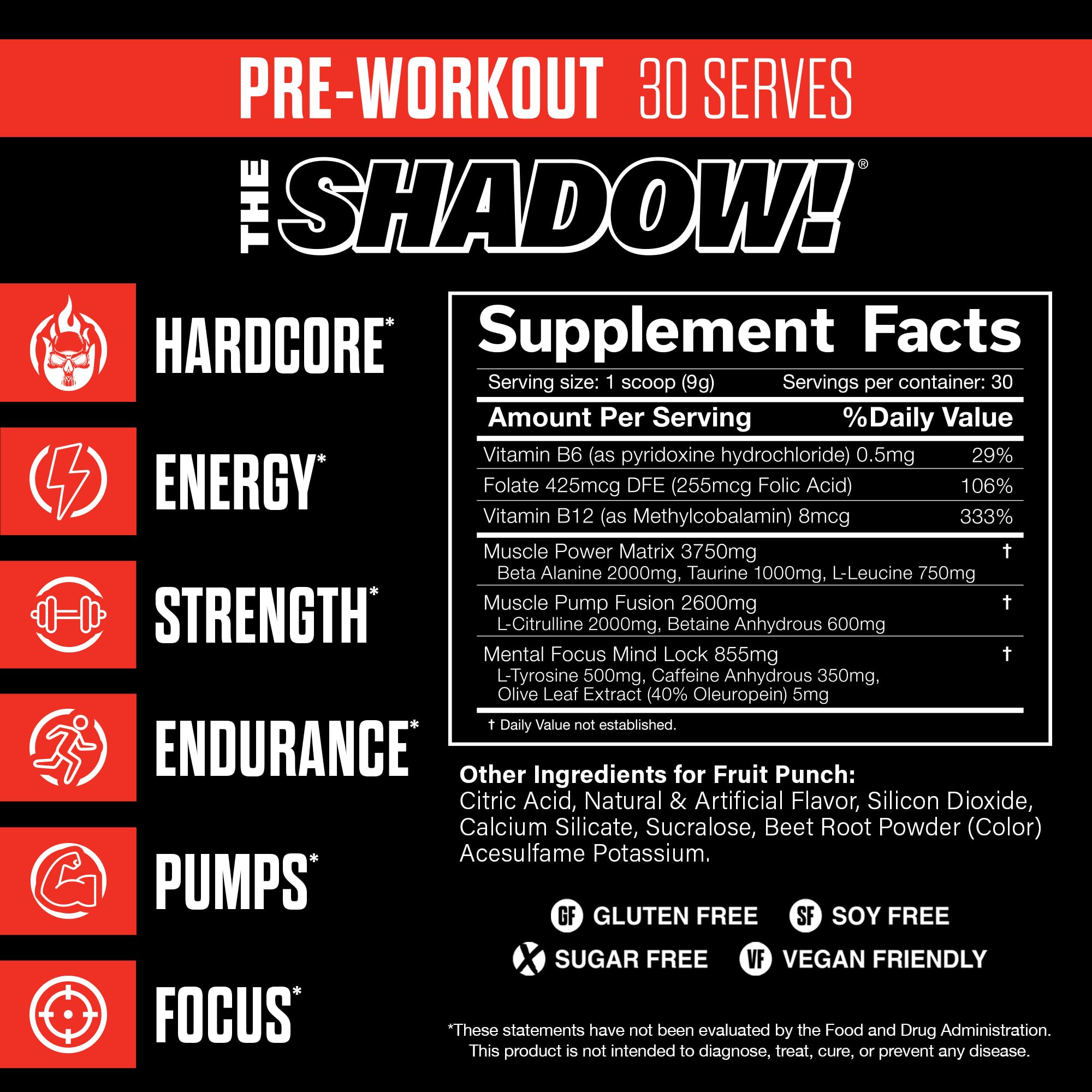 Foto 4 pulgar | Preworkout Jnx Sports ¡la Sombra! Ponche De Frutas, 30 Porciones - Venta Internacional.