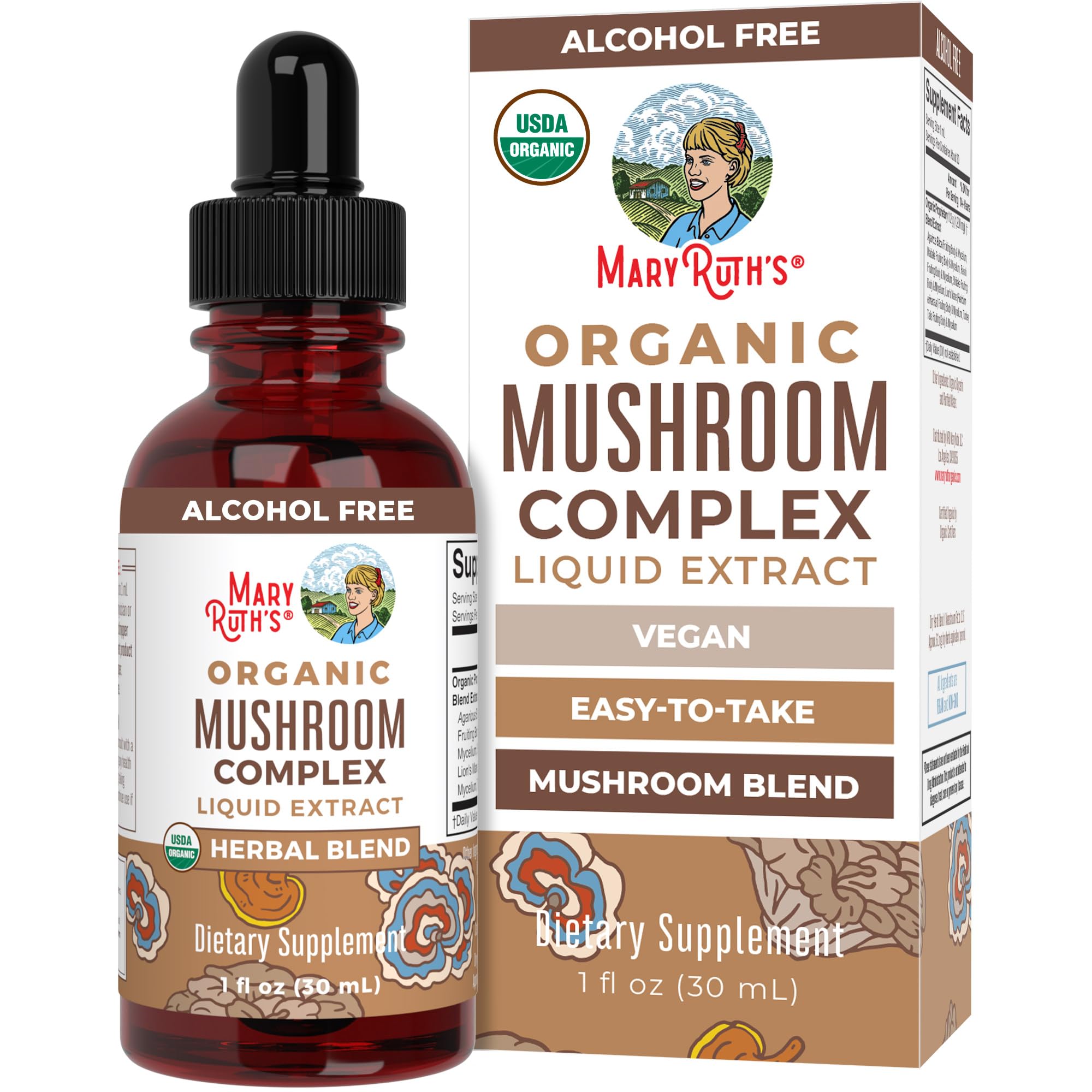 Foto 2 pulgar | Mushroom Complex MaryRuth Organics 30 ml-Venta Internacional