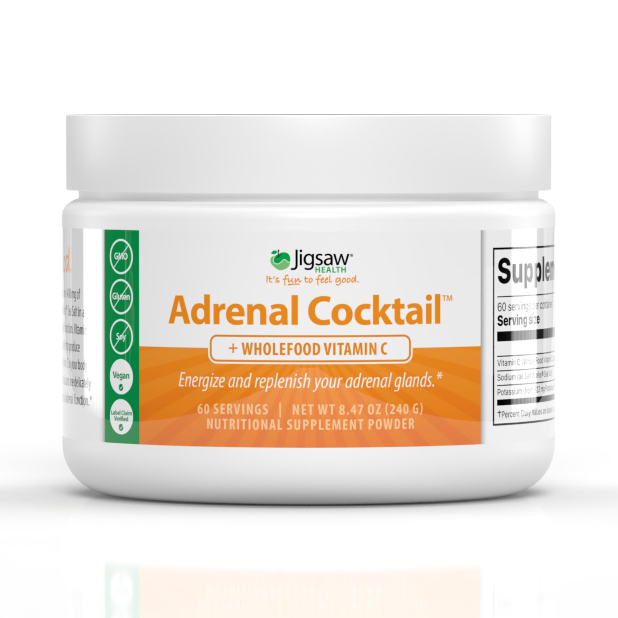 Foto 2 pulgar | Suplemento Jigsaw Health Adrenal Cocktail con Vitamina C 60 Porciones - Venta Internacional
