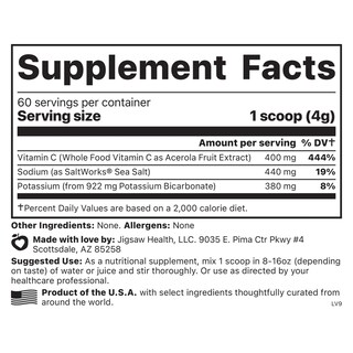 Foto 2 | Suplemento Jigsaw Health Adrenal Cocktail con Vitamina C 60 Porciones - Venta Internacional
