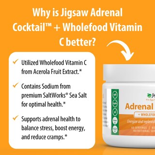 Foto 5 | Suplemento Jigsaw Health Adrenal Cocktail con Vitamina C 60 Porciones - Venta Internacional