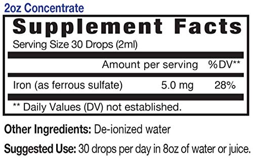 Foto 3 pulgar | Suplemento de Hierro Líquido Eidon Iron Concentrate 60 Ml - Venta Internacional