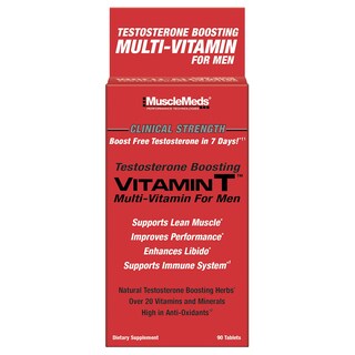 Foto 1 | Multivitamínico MuscleMeds Vitamin T Daily Complete para Hombres 90 Unidades - Venta Internacional