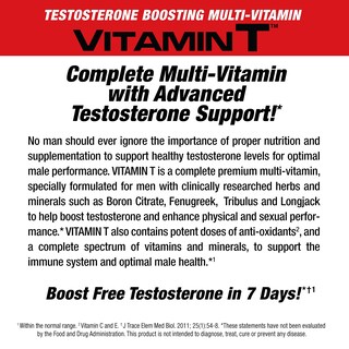 Foto 3 | Multivitamínico MuscleMeds Vitamin T Daily Complete para Hombres 90 Unidades - Venta Internacional