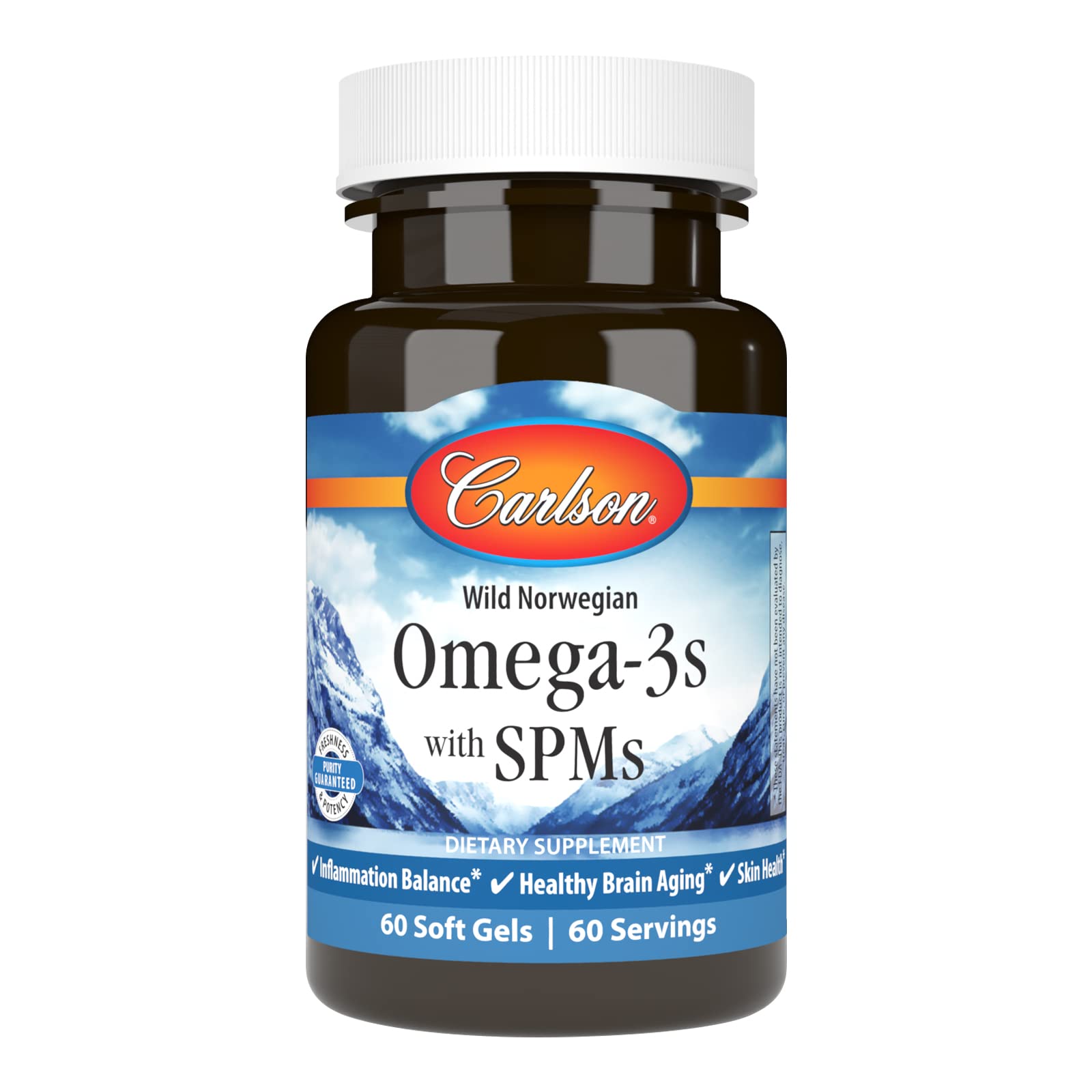 Foto 2 pulgar | Suplemento Omega-3 con SPM de Carlson 60 Capsulas - Venta Internacional