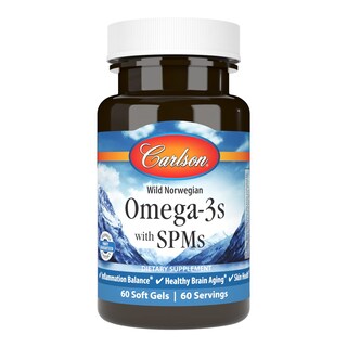 Foto 1 | Suplemento Omega-3 con SPM de Carlson 60 Capsulas - Venta Internacional