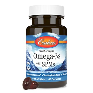 Foto 5 | Suplemento Omega-3 con SPM de Carlson 60 Capsulas - Venta Internacional