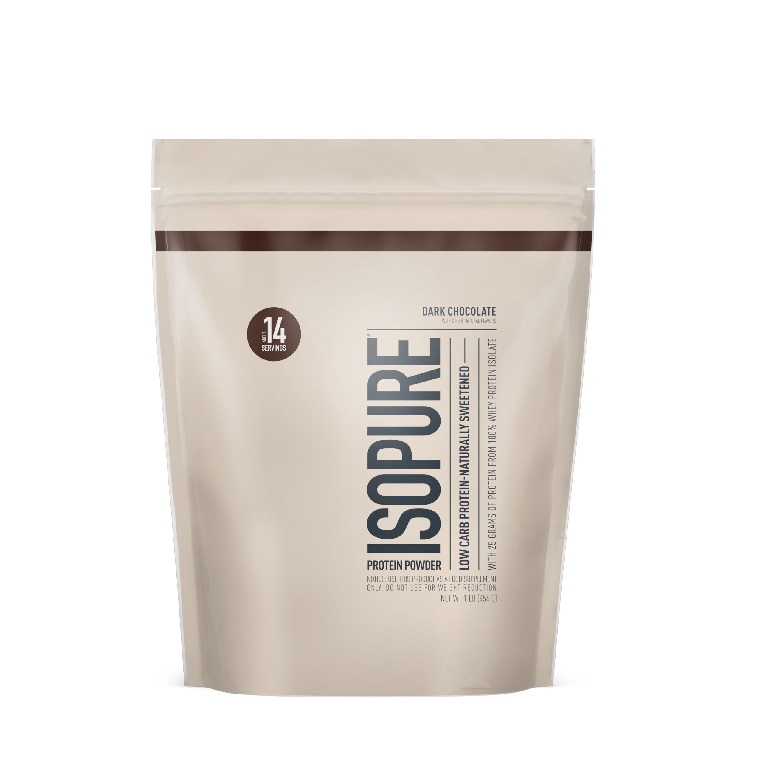 Proteína en Polvo Isopure Whey Protein Chocolate 454 g - Venta Internacional