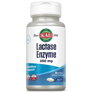 Foto 1 | Enzima Lactasa Kal 250 mg 60 Cápsulas Blandas - Venta Internacional