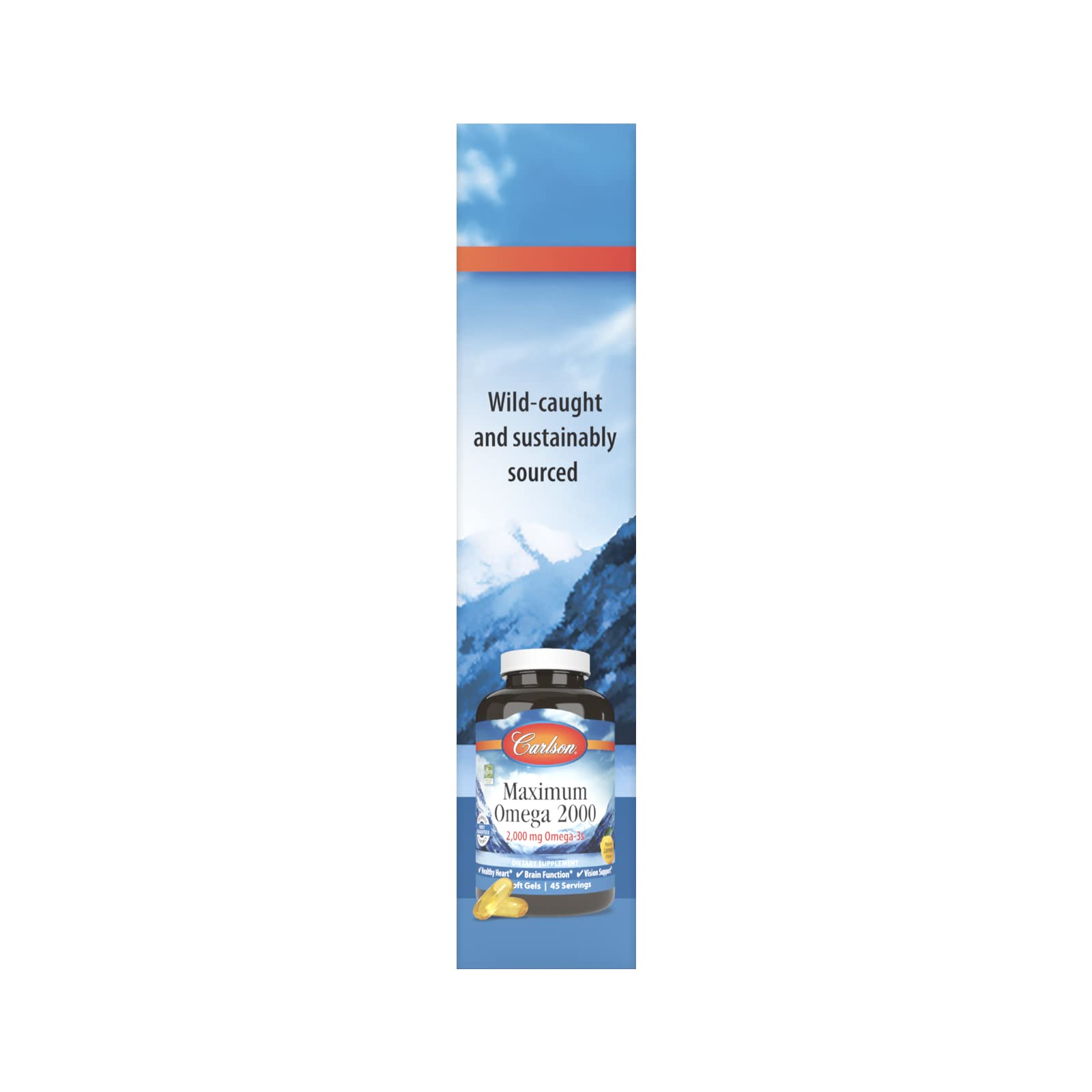 Foto 2 | Suplemento de Aceite de Pescado Carlson Maximum Omega 2000 30 Cápsulas - Venta Internacional