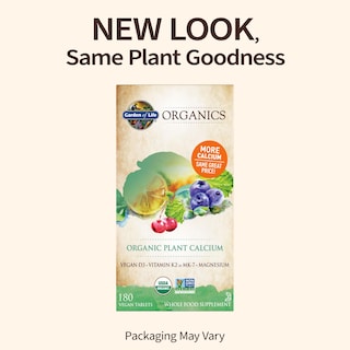 Foto 2 | Suplemento Garden Of Life Organics Plant Calcium 60 Comprimidos - Venta Internacional
