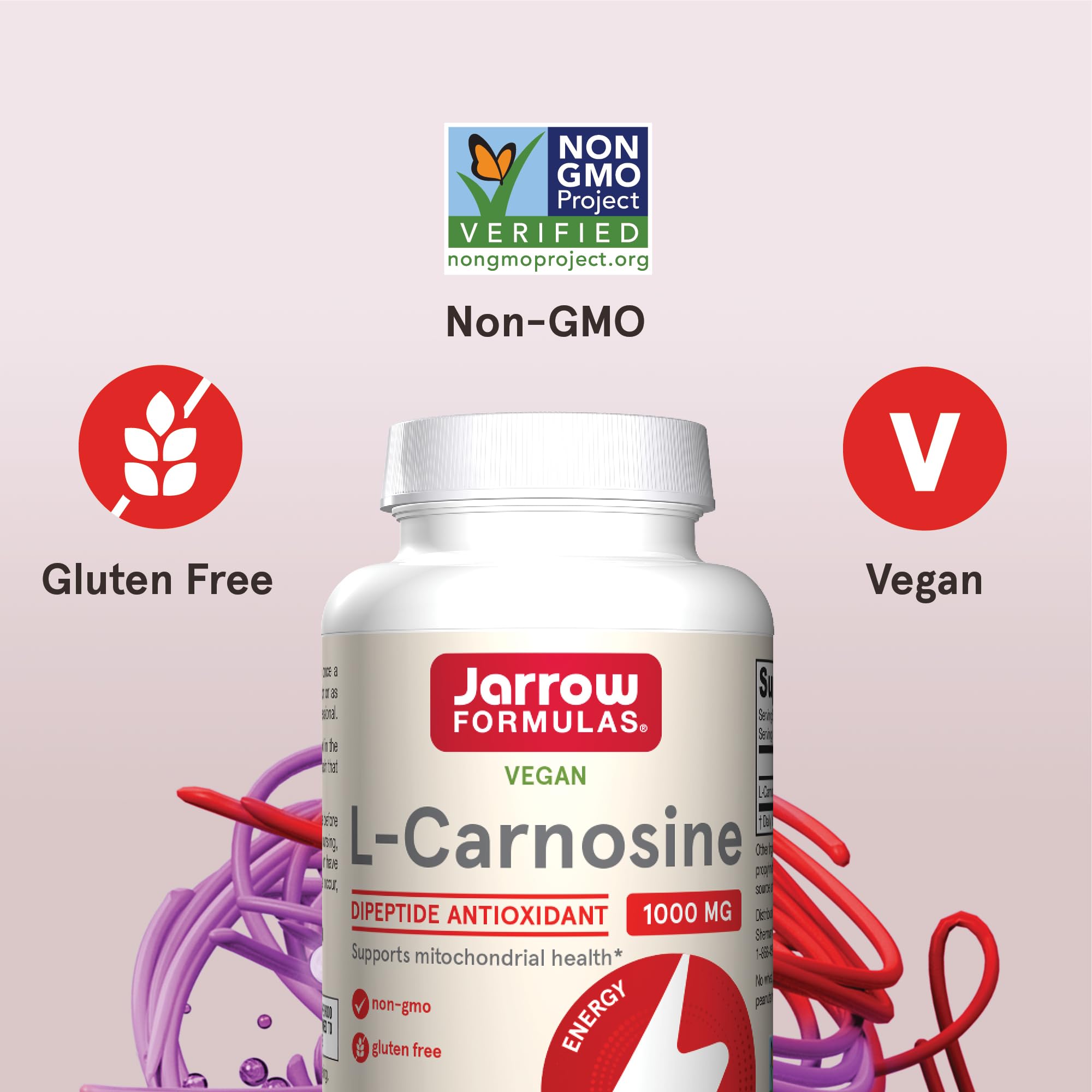 Foto 6 pulgar | Suplemento De Dipéptido De L-carnosina De Jarrow Formulas 1000 Mg - Venta Internacional.