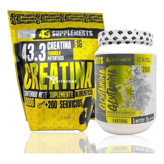 Foto 1 | Creatina Y Glutamina 43 Supplements De 1 Kg 200 Servicios