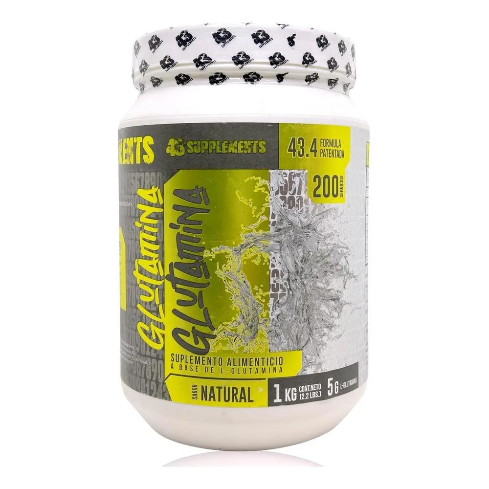 Foto 3 pulgar | Creatina Y Glutamina 43 Supplements De 1 Kg 200 Servicios