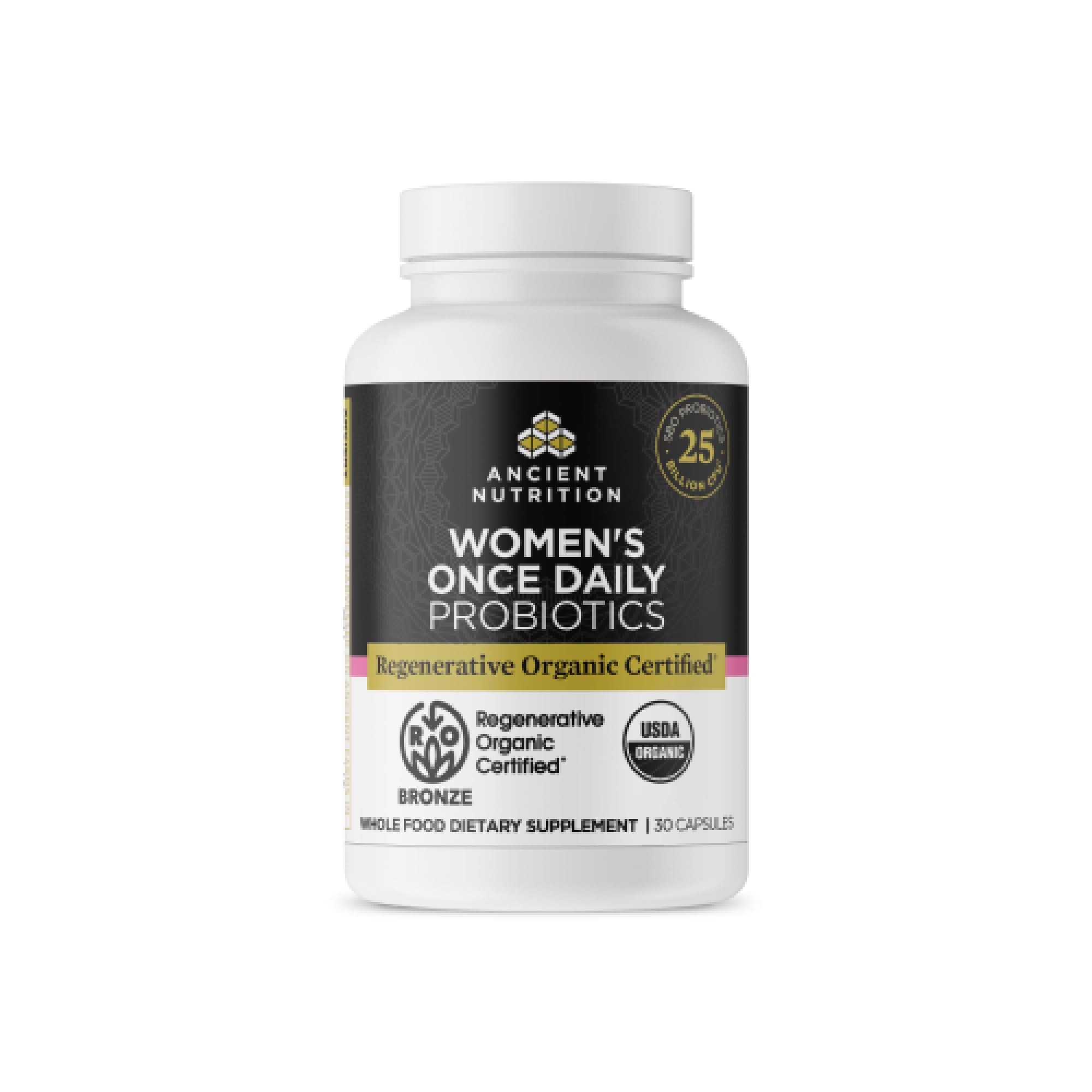 Foto 2 pulgar | Probióticos Ancient Nutrition, Regenerativos Orgánicos, 30 Unidades  Para Mujer - Venta Internacional.