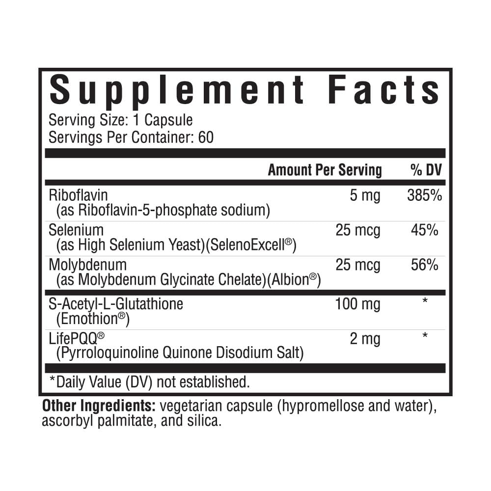 Foto 3 pulgar | Suplemento Seeking Health Optimal Glutatione Plus 100 Mg - Venta Internacional.