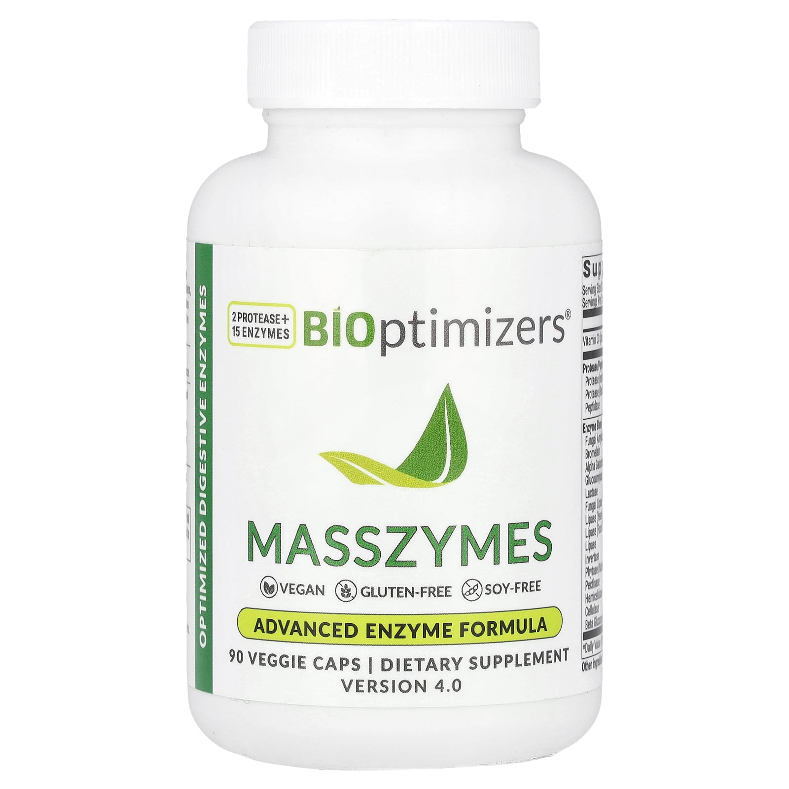 Foto 2 pulgar | Suplemento Bioptimizers Masszymes 90 Cápsulas Vegetarianas - Venta Internacional.