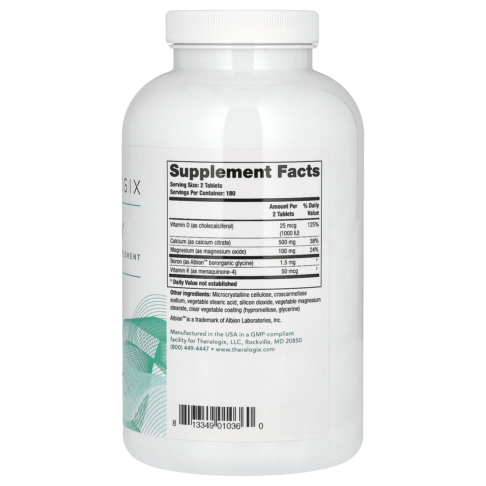 Foto 3 pulgar | Suplemento Theralogix Prosteon 360 Tablets - Venta Internacional.