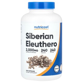 Foto 1 | Suplemento Nutricost Siberian Eleuthero 2000 Mg 240 Cápsulas - Venta Internacional.