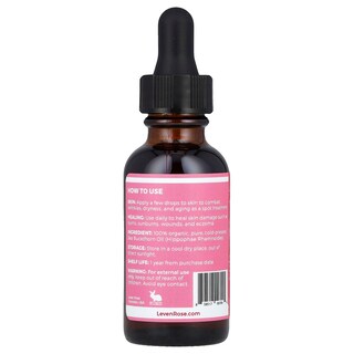 Foto 2 | Aceite De Semillas De Espino Amarillo Leven Rose, 30 Ml, 100% Puro Y Orgánico - Venta Internacional.