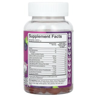 Foto 2 | Gominolas De Hierro Phytoral Kids Con Vitamina C Sabor A Uva 60 Unidades - Venta Internacional.