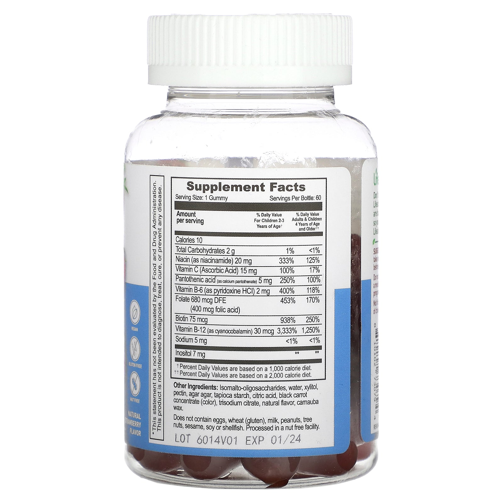 Foto 3 pulgar | Suplemento Lifeable Kids B Complex + Vitamina C 60 Gomitas - Venta Internacional