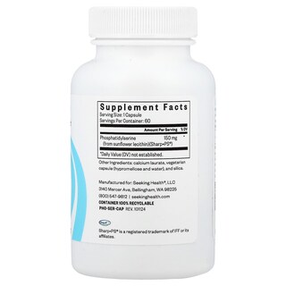 Foto 2 | Suplemento Seeking Health Fosfatidilserina 60 Cápsulas - Venta Internacional