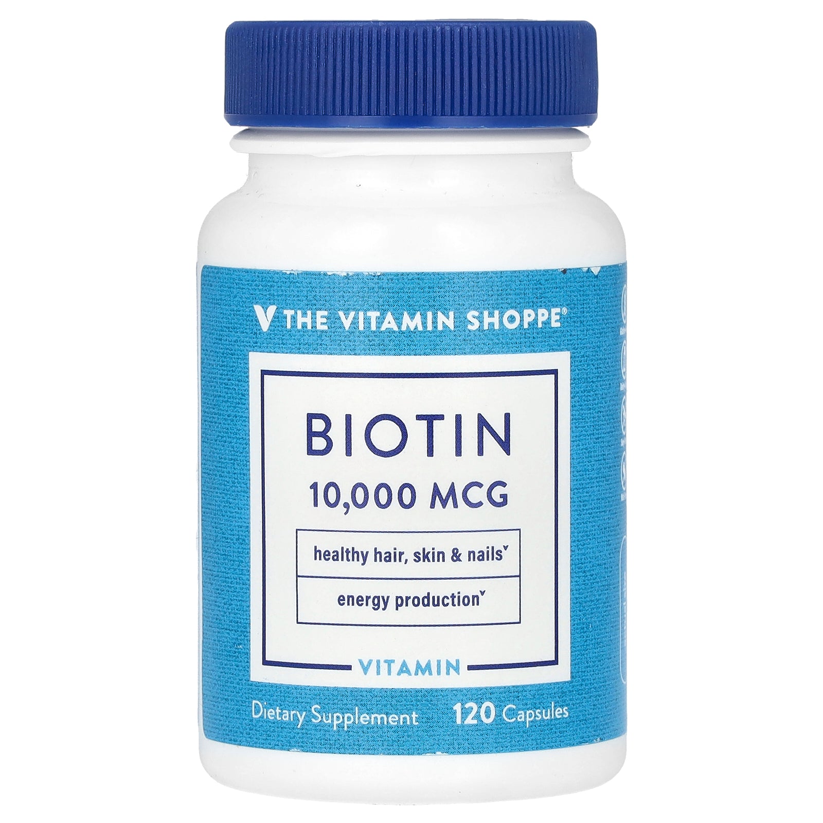 Foto 2 pulgar | Suplemento The Vitamin Shoppe Biotina 120 Cápsulas - Venta Internacional