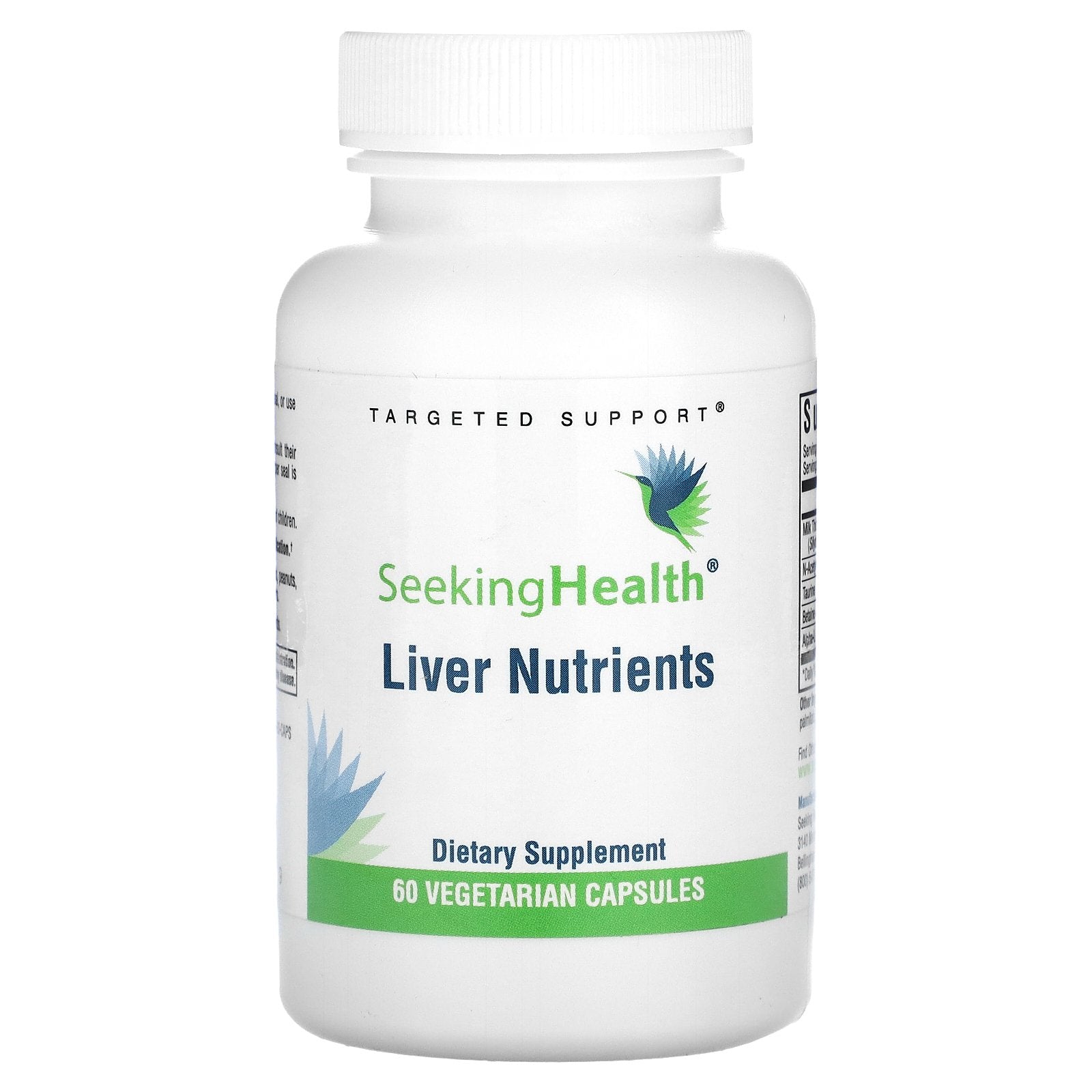 Foto 1 | Suplemento Seeking Health Liver Nutrients 60 Cápsulas - Venta Internacional