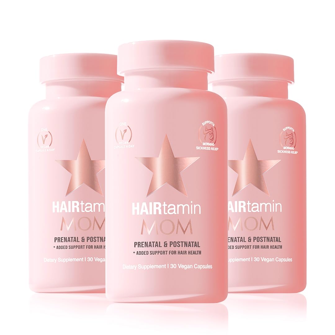 Foto 1 | Suplemento Hairtamin Mom, Vegano, Prenatal Y Posnatal, 90 Cápsulas - Venta Internacional.