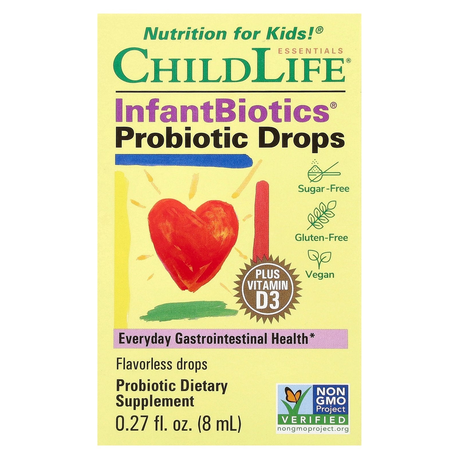 Foto 2 pulgar | Gotas Probióticas Childlife Essentials Infantbiotics 8 ml - Venta Internacional