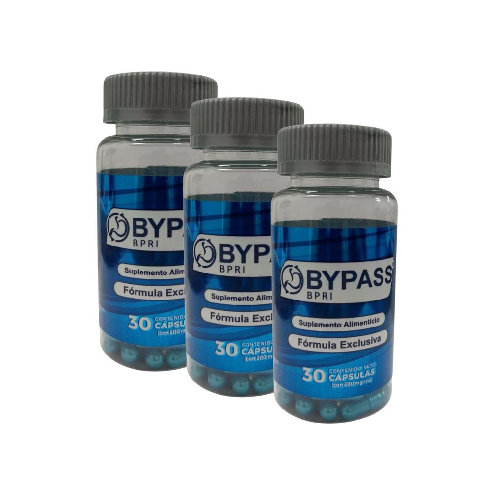 Foto 1 | Bypass Azul 30 Cápsulas Bpri Pack De 3