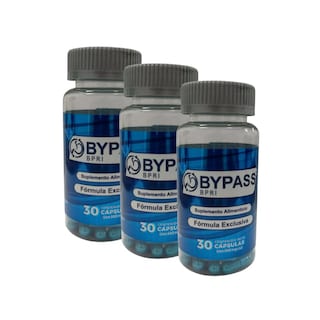Foto 1 | Bypass Azul 30 Cápsulas Bpri Pack De 3