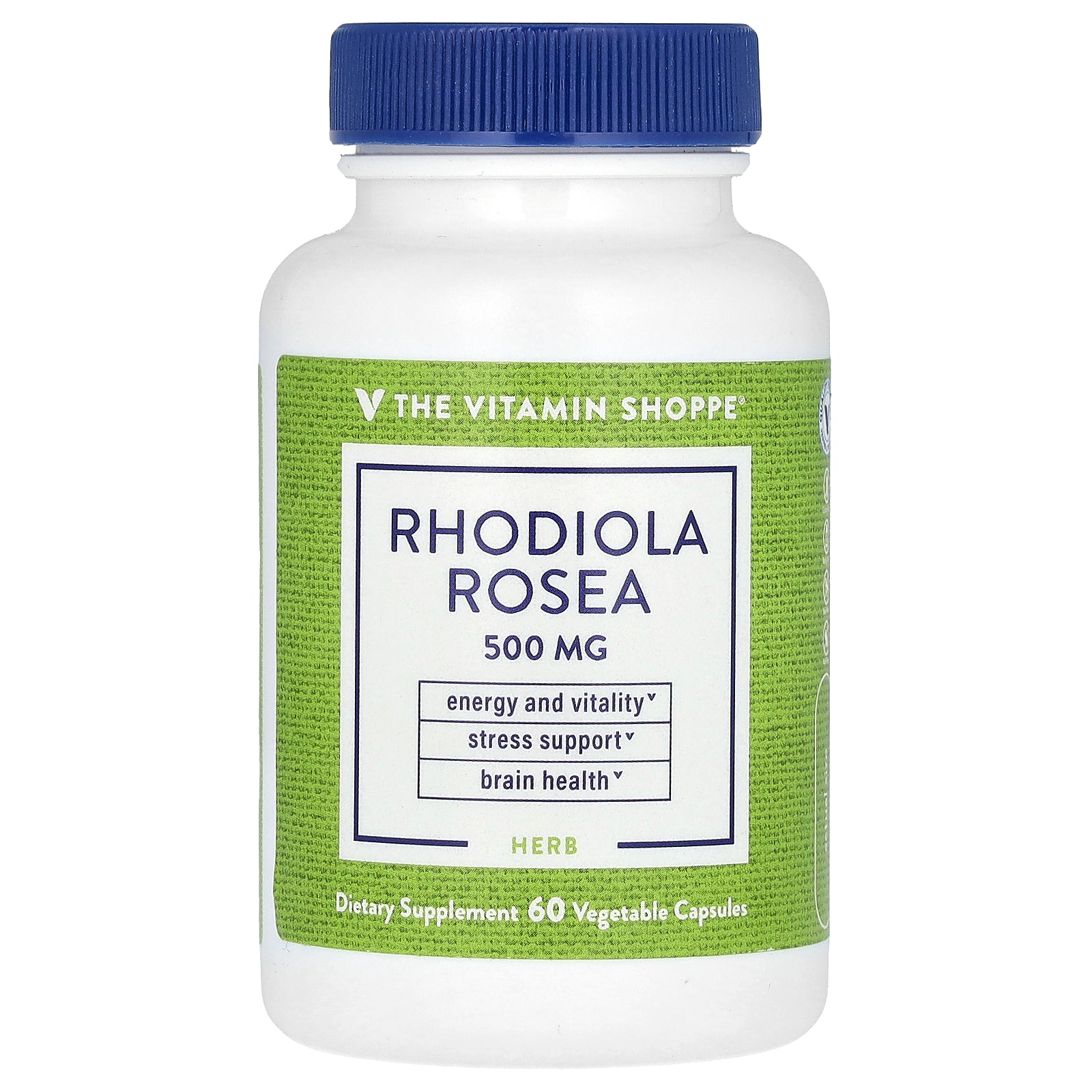 Foto 1 | Suplemento The Vitamin Shoppe Rhodiola Rosea 60 Cápsulas - Venta Internacional