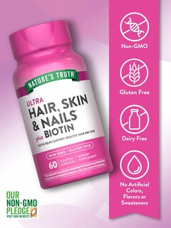 Foto 3 | Suplemento Nature's Truth Para Cabello, Piel Y Uñas, 60 Cápsulas - Venta Internacional.