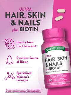 Foto 5 | Suplemento Nature's Truth Para Cabello, Piel Y Uñas, 60 Cápsulas - Venta Internacional.