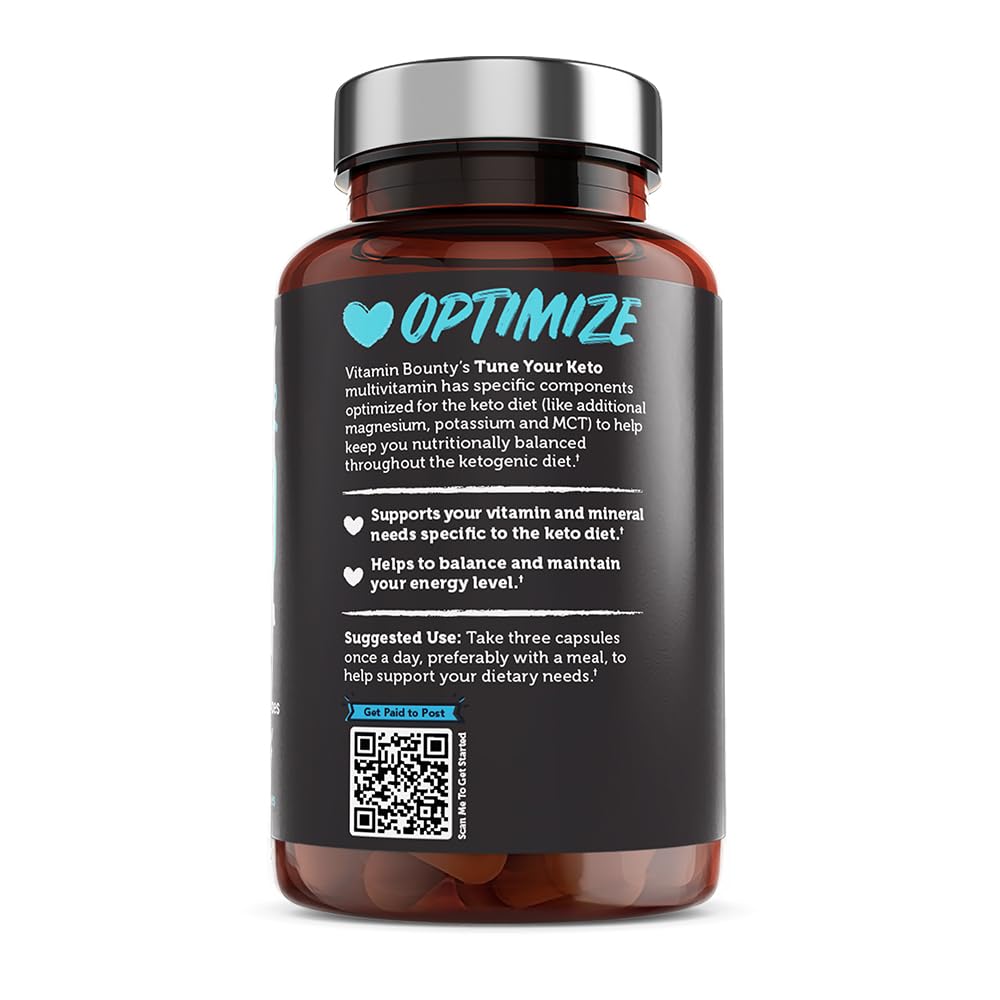 Foto 2 | Suplemento Vitamínico Vitamin Bounty Tune Your Keto, 90 Cápsulas - Venta Internacional.