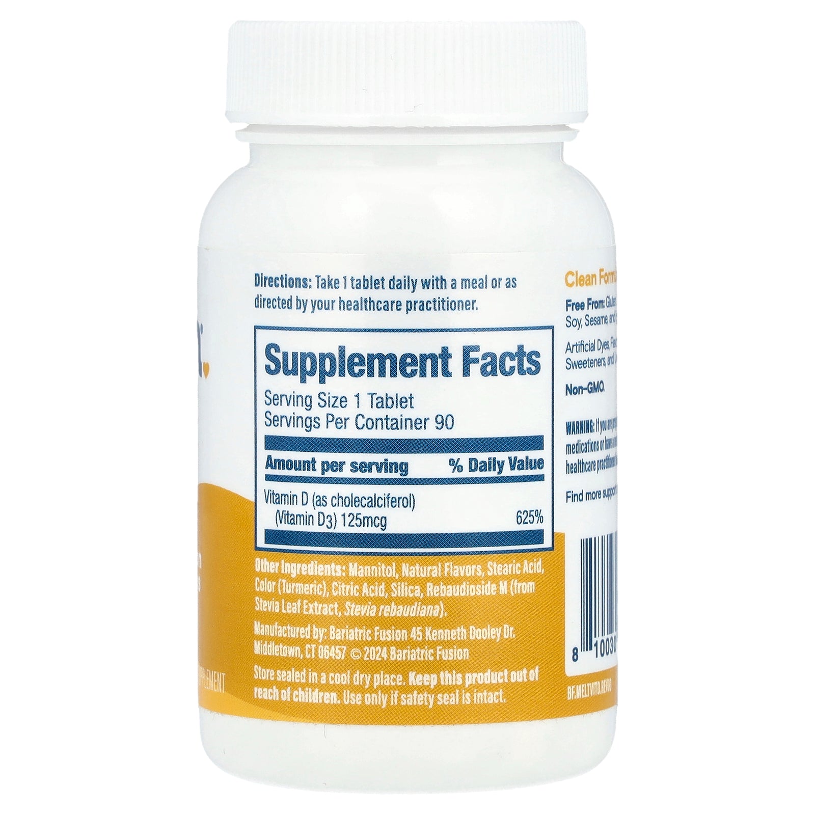 Foto 3 pulgar | Suplemento Bariatric Fusion Quick Melt Vitamina D 90 Capsulas - Venta Internacional