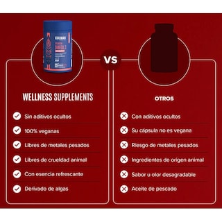 Foto 3 | Omega 3 Premium 60 Capsulas Birdman