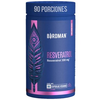 Foto 1 | Resveratrol E Inulina De Agave 90 Capsulas Birdman