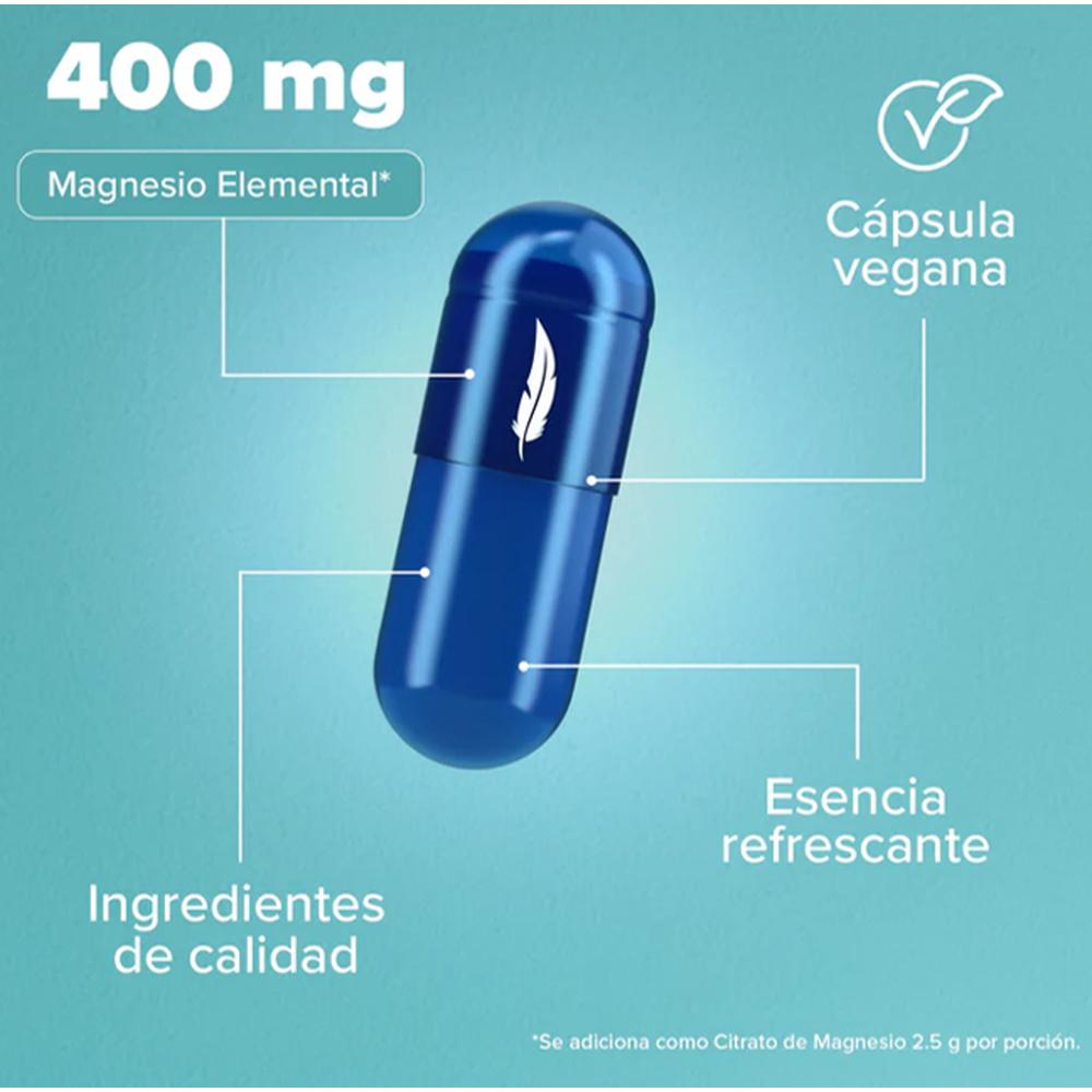 Foto 4 pulgar | Citrato De Magnesio E Inulina De Agave 120 Capsulas Birdman