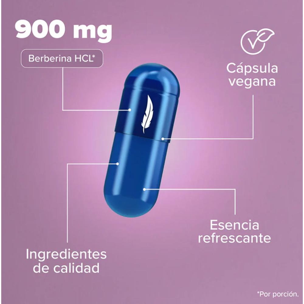 Foto 4 pulgar | Berberina 90 Capsulas Birdman