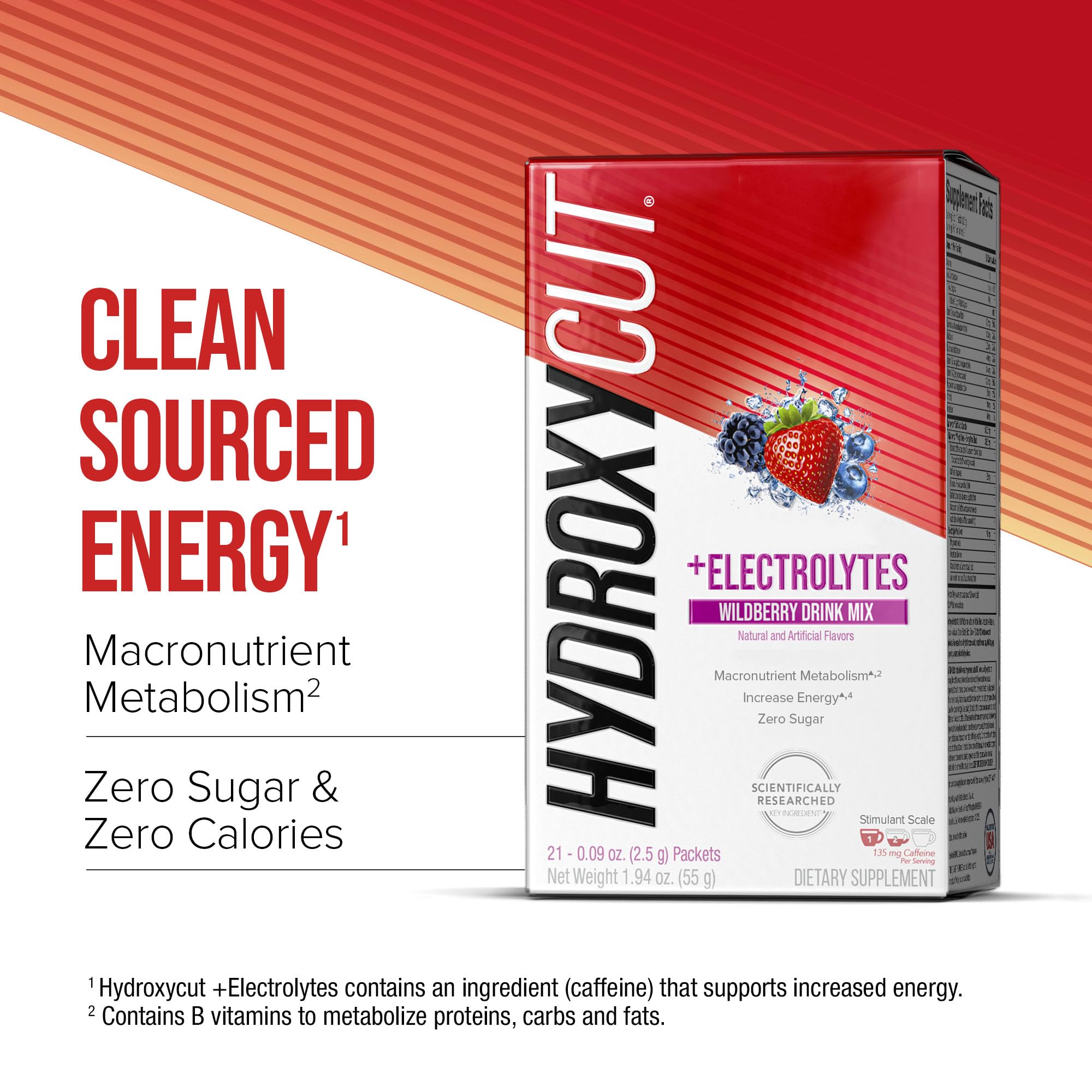 Foto 4 pulgar | Mezcla Para Bebidas Hydroxycut Wildberry Blast 21 Paquetes X2 - Venta Internacional.