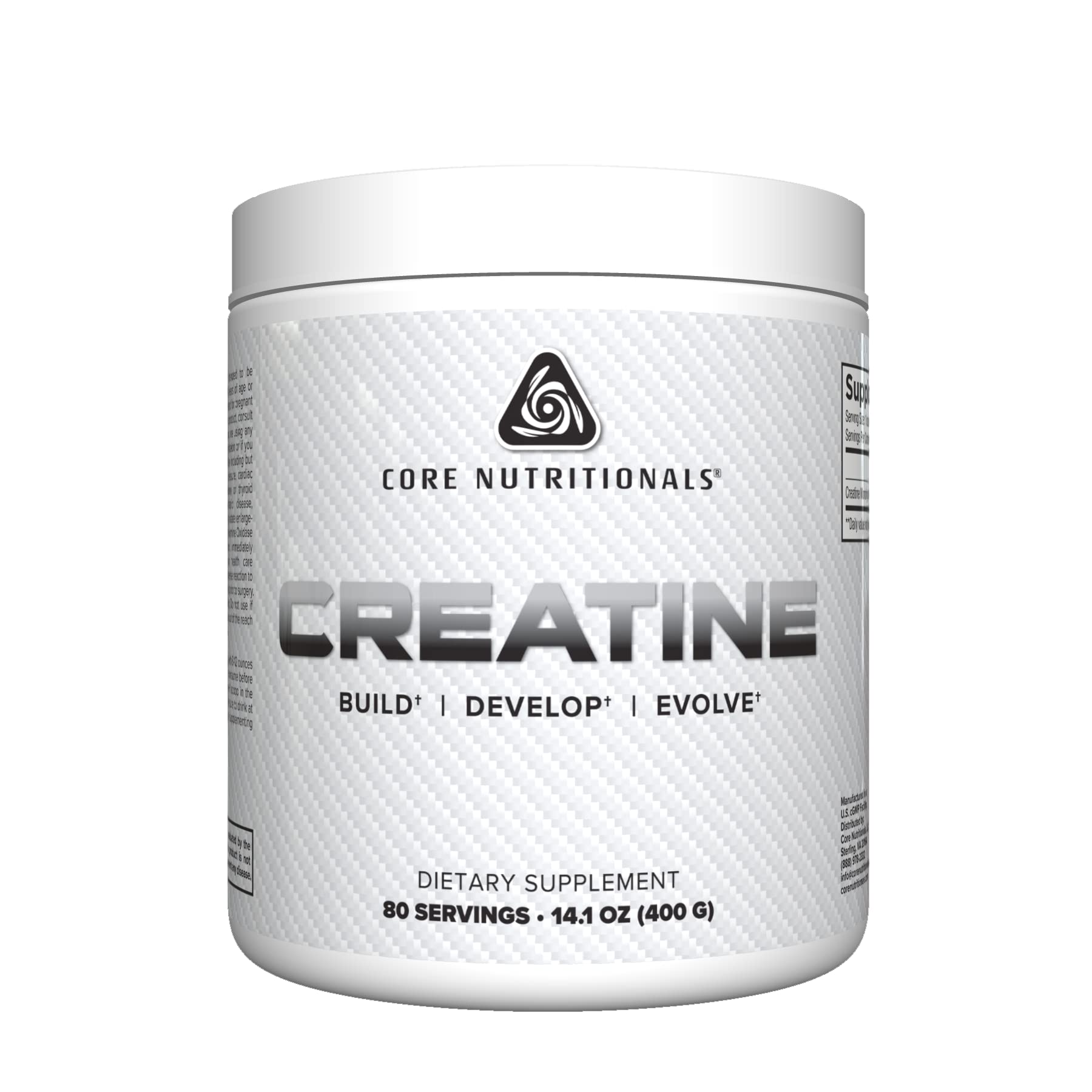 Foto 2 pulgar | Suplemento Core Nutritionals De Creatina, 5000 Mg, 80 Porciones - Venta Internacional.
