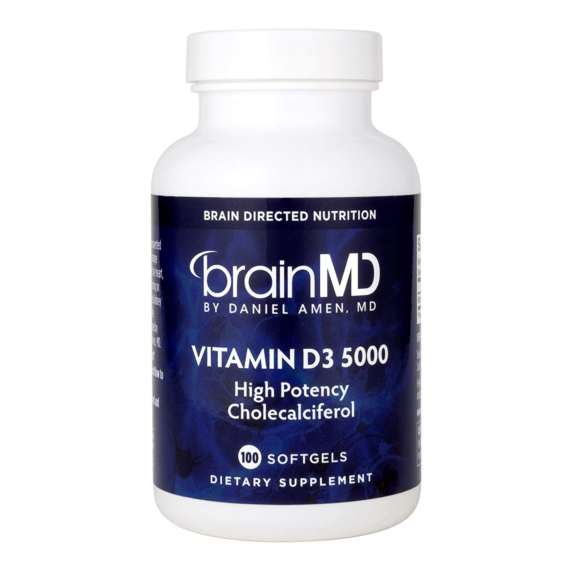 Foto 2 pulgar | Suplemento Brainmd Vitamina D3 5000 Ui De Colecalciferol 100 Cápsulas Blandas - Venta Internacional.