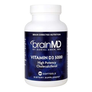 Foto 1 | Suplemento Brainmd Vitamina D3 5000 Ui De Colecalciferol 100 Cápsulas Blandas - Venta Internacional.
