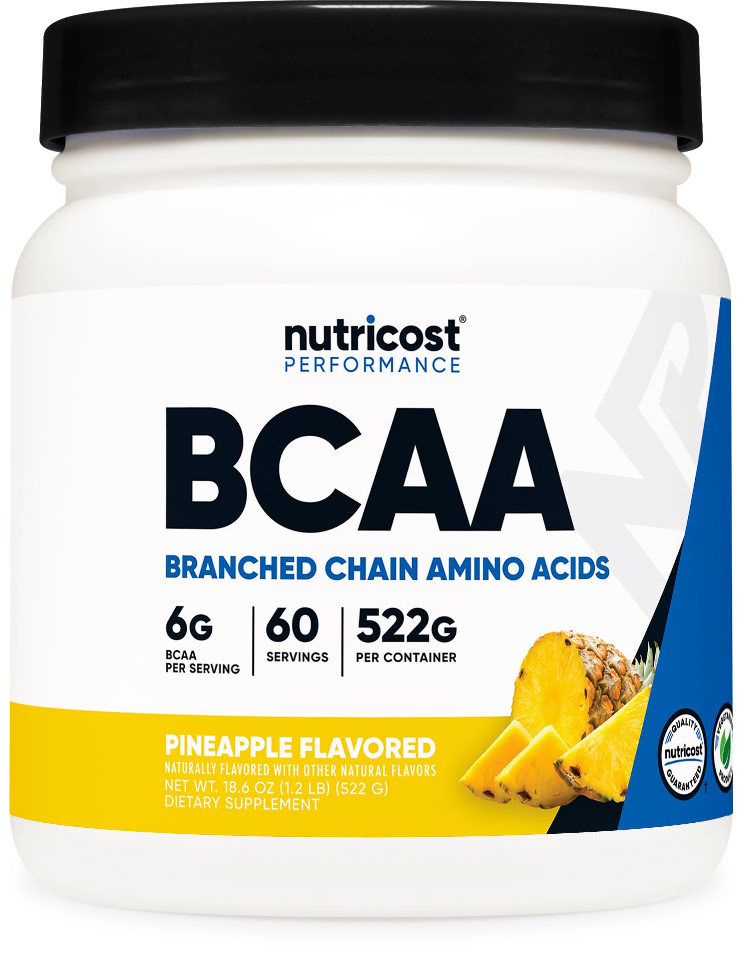 Foto 2 pulgar | Bcaa En Polvo Nutricost Con Sabor A Piña, 60 Porciones - Venta Internacional.